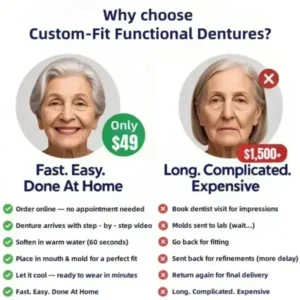 🦷 Denturelix™ Custom-Fit Functional Dentures 😁 Smile with Confidence