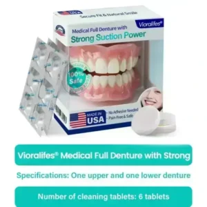Vioralifes® Medical Full Denture with Strong Suction