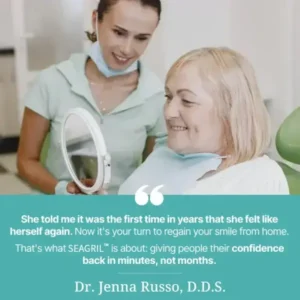 SEAGRIL™ Custom-Fit Full Functional Dentures