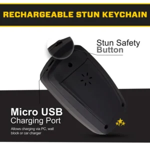 VOLTIC V77 3in1 Stun & Flashlight & Alarm Car Keychain