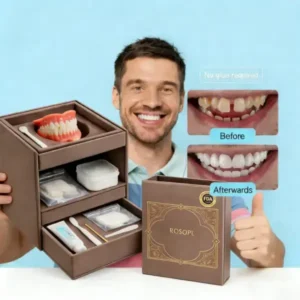 🔥🔥Ends Today: 70% OFF!🦷 ROSOPL™ Custom-Fit Full Functional Dentures Make you more confident