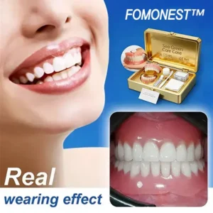 Ends Today: 75% OFF! ⏰FOMONEST™ Full Denture with Strong Suctiond Custom-Fit Full Functional Dentures🦷