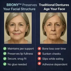 2026🏆✨LAST DAY SALE 70% OFF🔥 Newly upgraded second-generation BRONY™ complete dentures