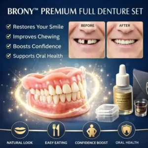 2026🏆✨LAST DAY SALE 70% OFF🔥 Newly upgraded second-generation BRONY™ complete dentures