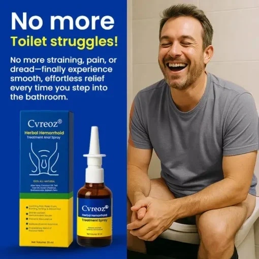 Cvreoz Herbal Hemorrhoid Treatment Anal Spray