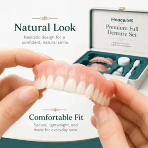 🌎Ends Today: 70% OFF! ⏰ Custom-Fit Full Functional Dentures| Smile with Confidence