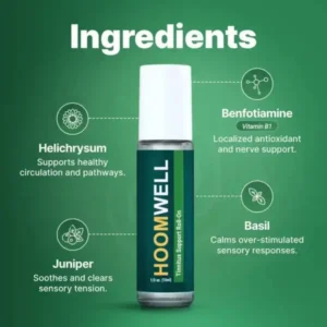 HOOMWELL Sensory Support Roll-On 2026 | Calm Ear Noise